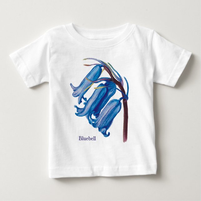 Camiseta Para Bebê Bluebell (Frente)