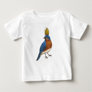 Camiseta Para Bebê bluebird e maiô