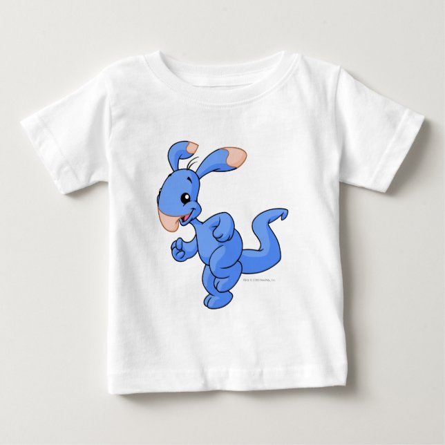Camiseta Para Bebê Blumaroo Azul (Frente)
