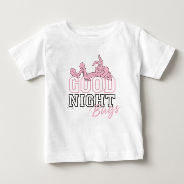 Camiseta Para Bebê Boa Noite BUGS BUNNY™ (Frente)