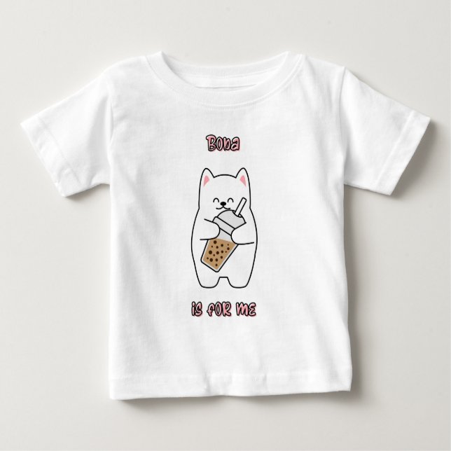 Camiseta Para Bebê Boba É Para Mim (Frente)