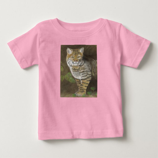 Camiseta Para Bebê Bobcat (Frente)