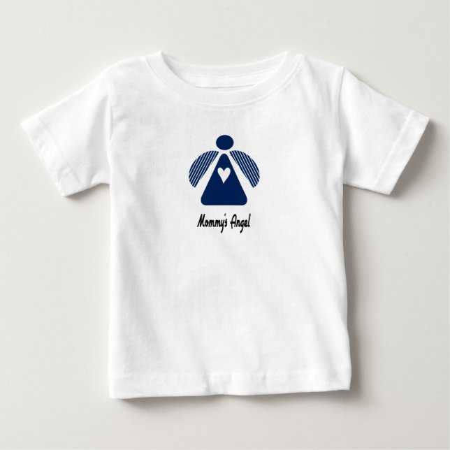 Camiseta Para Bebê Body de Bebê Anjo da Mamãe (Frente)