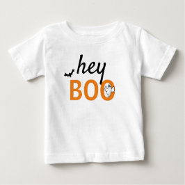 Camiseta Para Bebê Body de Bebê - hey BOO Fantasma / Morcegos