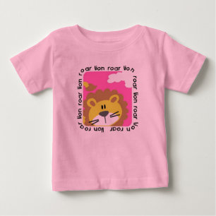 Camiseta Para Bebê Body de Bebê Tutu Rugido de Leão