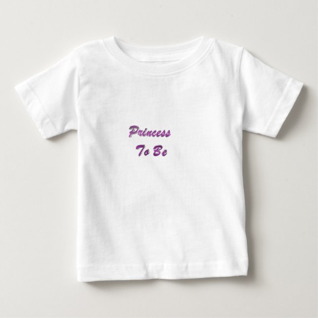 Camiseta Para Bebê Body de Tutu para Princesa em Potencial (Frente)