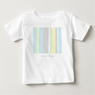 Camiseta Para Bebê Body Infantil Elegante Cores Pastel
