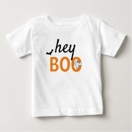 Camiseta Para Bebê Body Infantil - hey BOO Fantasma / Morcegos