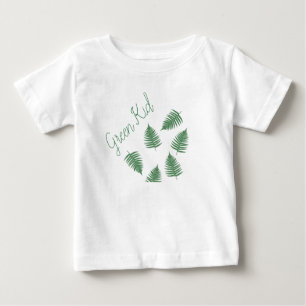 Camiseta Para Bebê Bodysuit afortunado da saia do bebê da samambaia