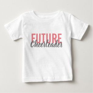 Camiseta Para Bebê Bodysuit futuro do bebê do cheerleader
