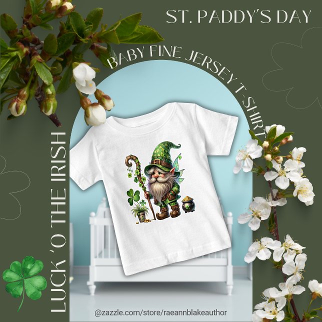 Camiseta Para Bebê Bodysuit para Bebê do Dia de São Patrício (Criador carregado)