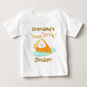 Camiseta Para Bebê Bodysuit/t-shirt personalizados do bebê do tarte