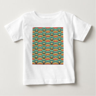 Camiseta Para Bebê Boho Rainbows