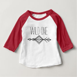 Camiseta Para Bebê Boho Wild One | Topo Tribal