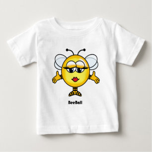 Camiseta Para Bebê Bola da abelha