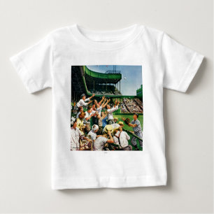 Camiseta Para Bebê Bola de Execução de Captura em Casa
