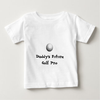 Camiseta Para Bebê bola de golfe, Pai Futuro Golf Pro