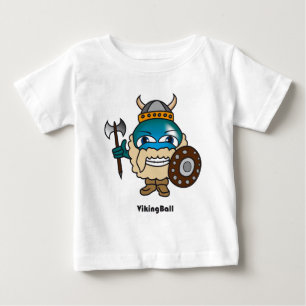 Camiseta Para Bebê Bola de Viking