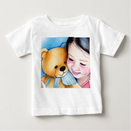Camiseta Para Bebê Bolhas de Champanhe