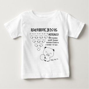 Camiseta Para Bebê Boliche