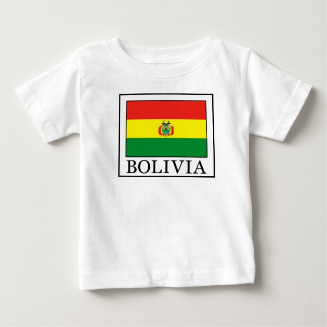 Camiseta Para Bebê Bolívia (Frente)
