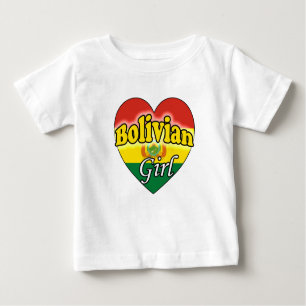 Camiseta Para Bebê boliviana