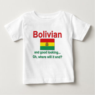 Camiseta Para Bebê Boliviano bonito