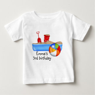 Camiseta Para Bebê Bolsa de areia de verão