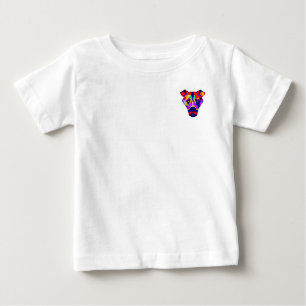 Camiseta Para Bebê Bolsa de camiseta branca de bebê do cachorro de Al