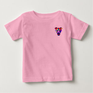 Camiseta Para Bebê bolsa de camiseta rosa bebê do cachorro de Alexand