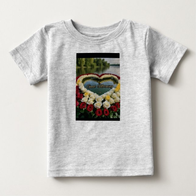 Camiseta Para Bebê Bom dia Sunshine Tee (Frente)