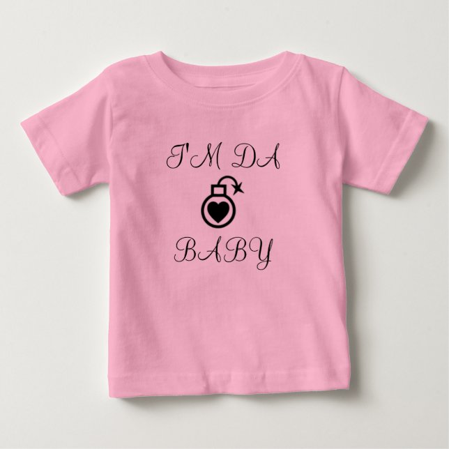 Camiseta Para Bebê Bomba, bebê! (Frente)