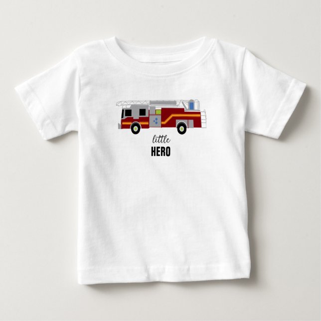 Camiseta Para Bebê Bomba de Pintar Pequeno Herói (Frente)