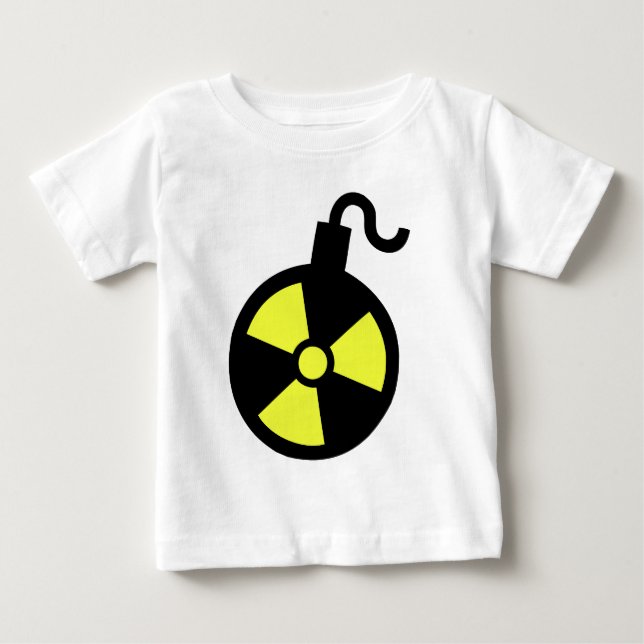Camiseta Para Bebê Bomba nuclear (Frente)