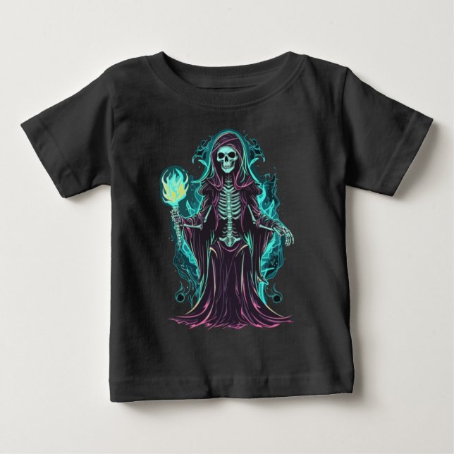 Camiseta Para Bebê Bone Reaper (Frente)