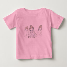 Camiseta Para Bebê Bonecas