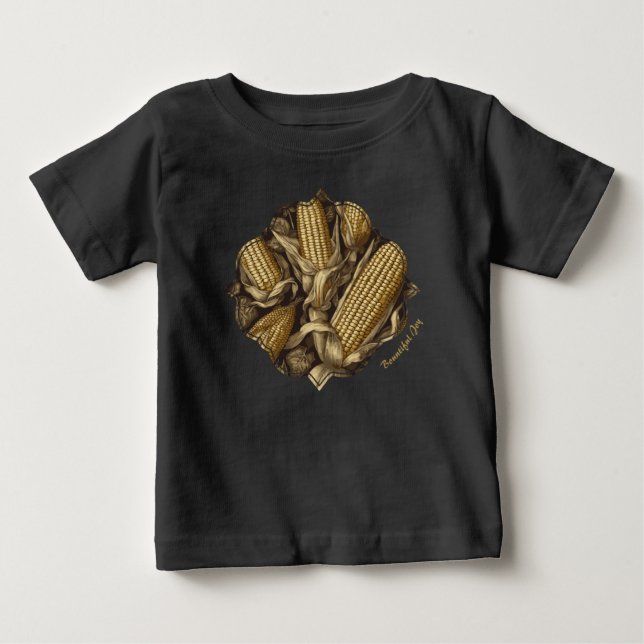 Camiseta Para Bebê Bonita Alegria (Frente)