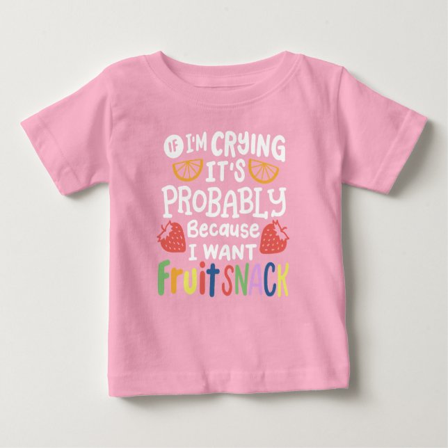 Camiseta Para Bebê Bonita e Engraçada (Frente)