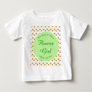 Camiseta Para Bebê Bonito Casamento de primavera Maçã florescer e M