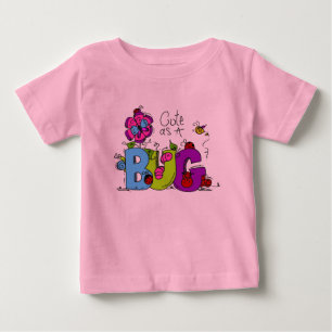 Camiseta Para Bebê Bonito como Inseto