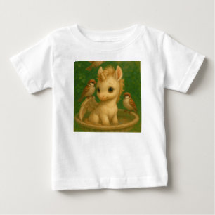 Camiseta Para Bebê Bonito, de olhos grandes, bebê unisus, pegasus uni