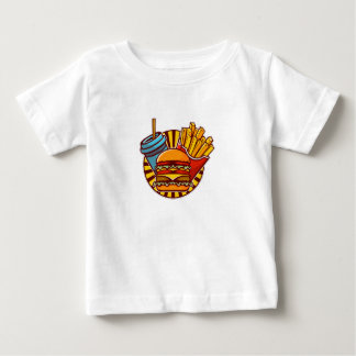 Camiseta Para Bebê Bonito Fato De Bebê De Foodie - Diversão Adorável