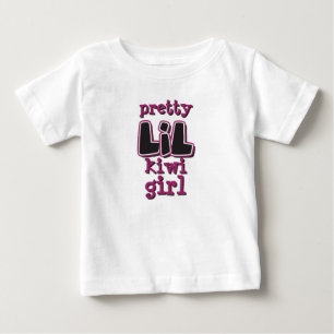 Camiseta Para Bebê Bonito LIL Kiwi Girl