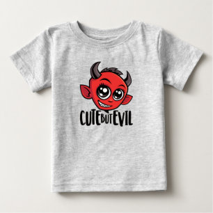 Camiseta Para Bebê Bonito Mas Mau