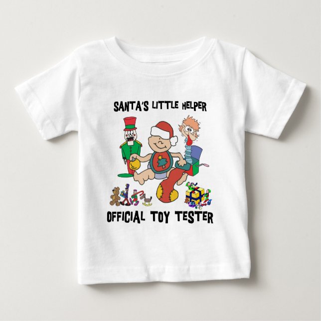 Camiseta Para Bebê Bonito Natal para Bebê (Frente)