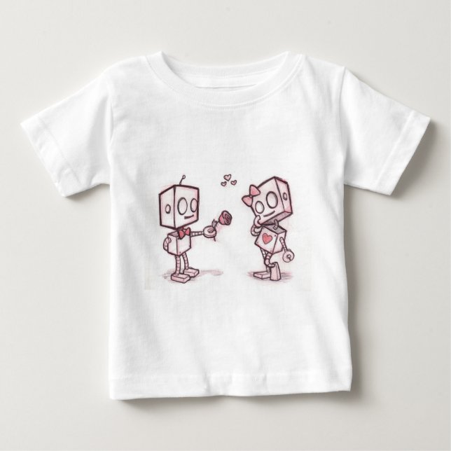 Camiseta Para Bebê Bonito para o bebê. (Frente)