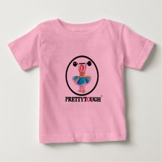 Camiseta Para Bebê Bonito Tough Barbells Tutu Bodycase
