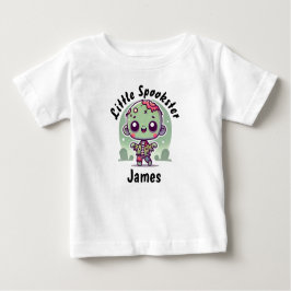 Camiseta Para Bebê Bonito, Zombie Louco, Nome Personalizado, Hallowee