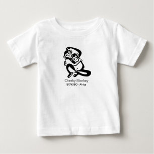 Camiseta Para Bebê BONOBO - África