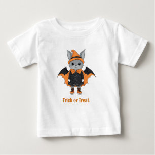 Camiseta Para Bebê Bons animais de Halloween em disfarce Toddler